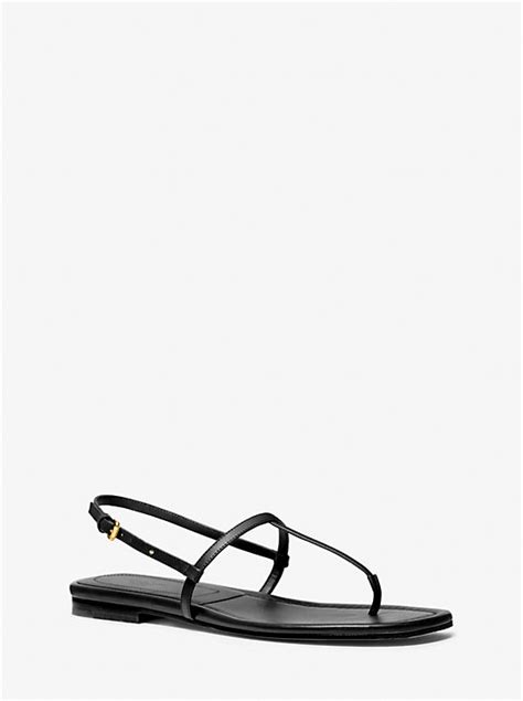 sandale femme michael kors ali baba|Ali Leather Sandal .